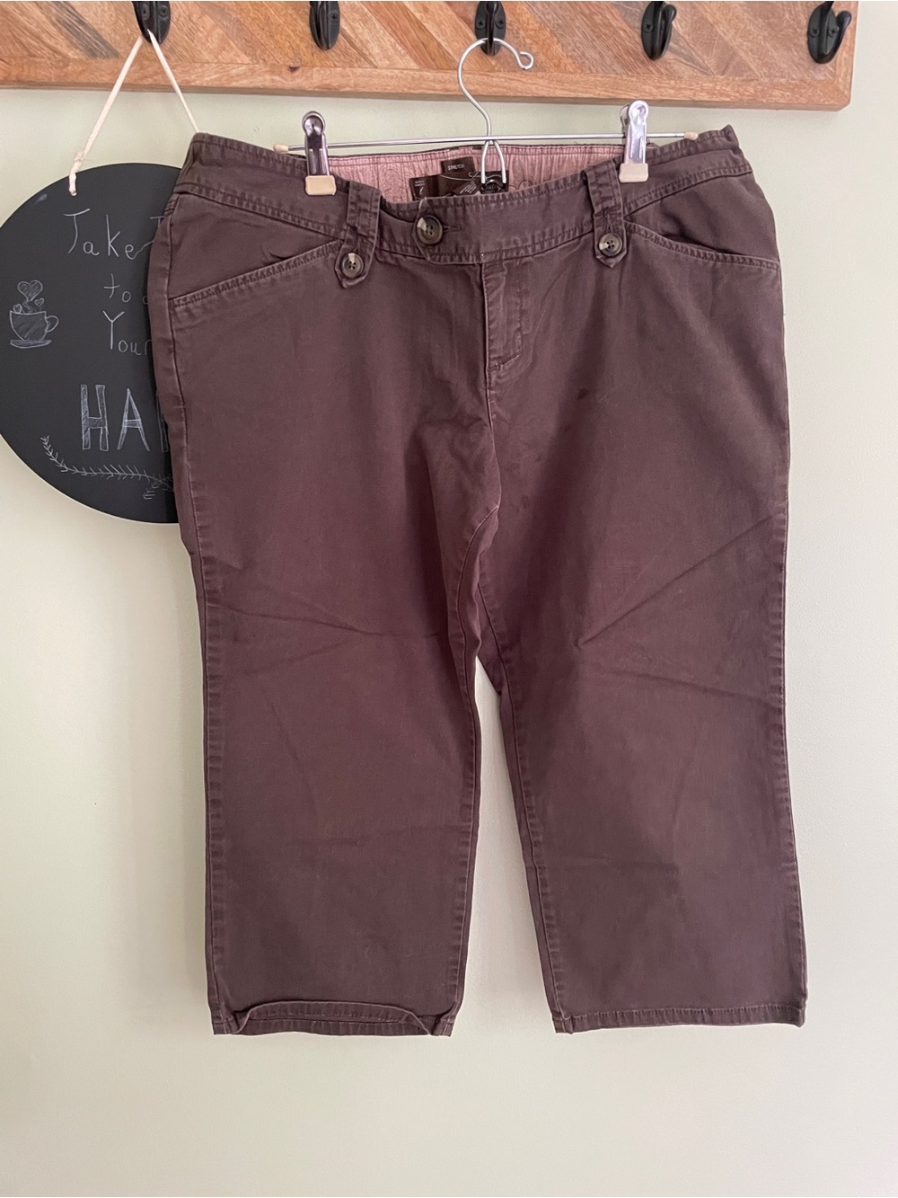 Old Navy Brown Maternity Stretch Pants